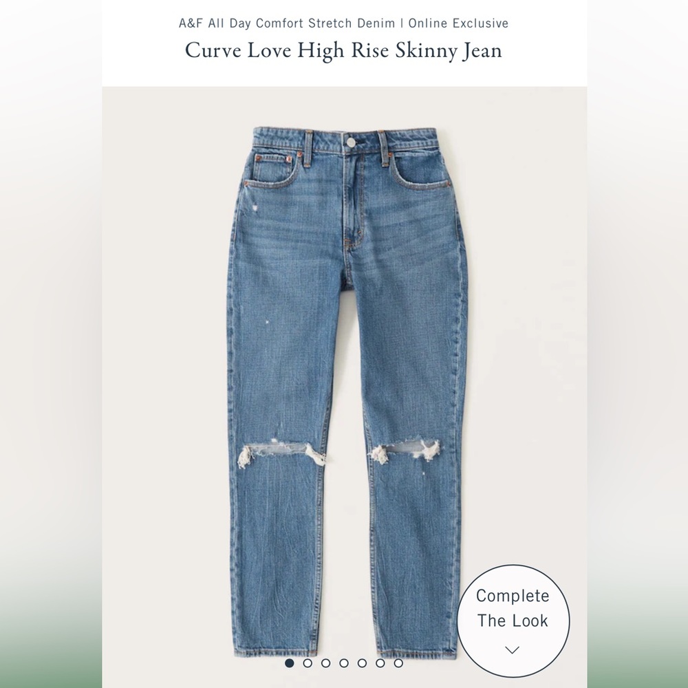 Curve love high rise skinny Jean worn 1 time